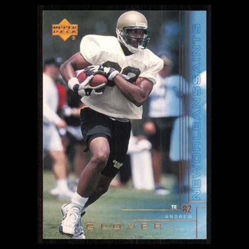 Andrew Glover #133 2000 Upper Deck New Orleans Saints Football Card NFL NM