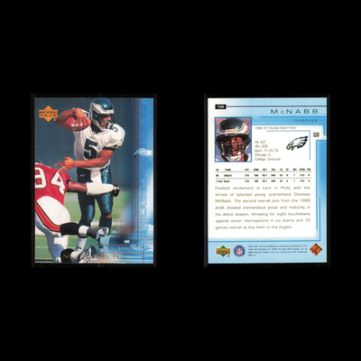 Donovan McNabb #156 2000 Upper Deck Philadelphia Eagles Football Card NFL NM