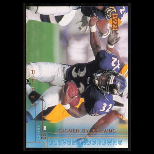 Errict Rhett #56 2000 Upper Deck Cleveland Browns Football Card NFL NM
