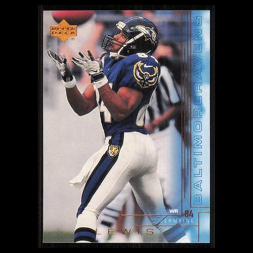 Jermaine Lewis #17 2000 Upper Deck Baltimore Ravens Football Card NFL NM