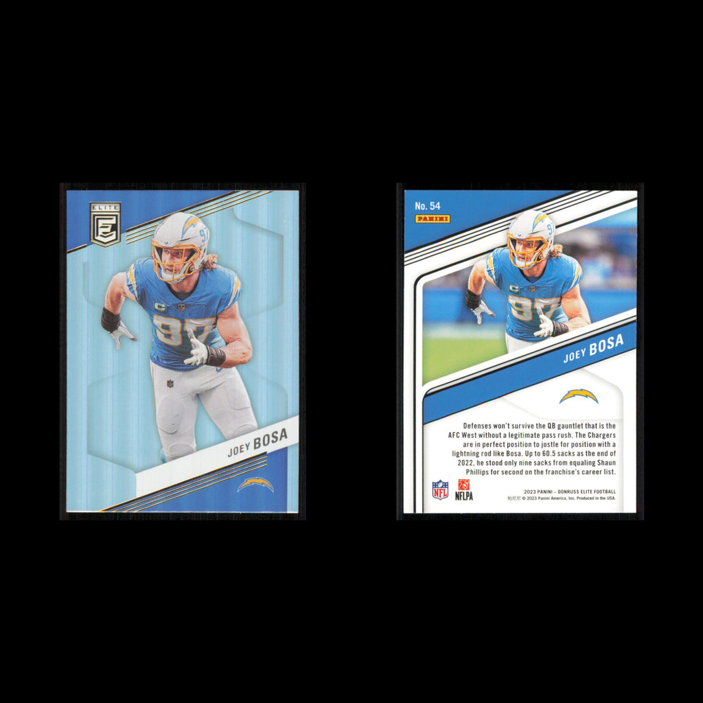 Joey Bosa #54 2023 Donruss Elite Los Angeles Chargers Football Card NFL NM