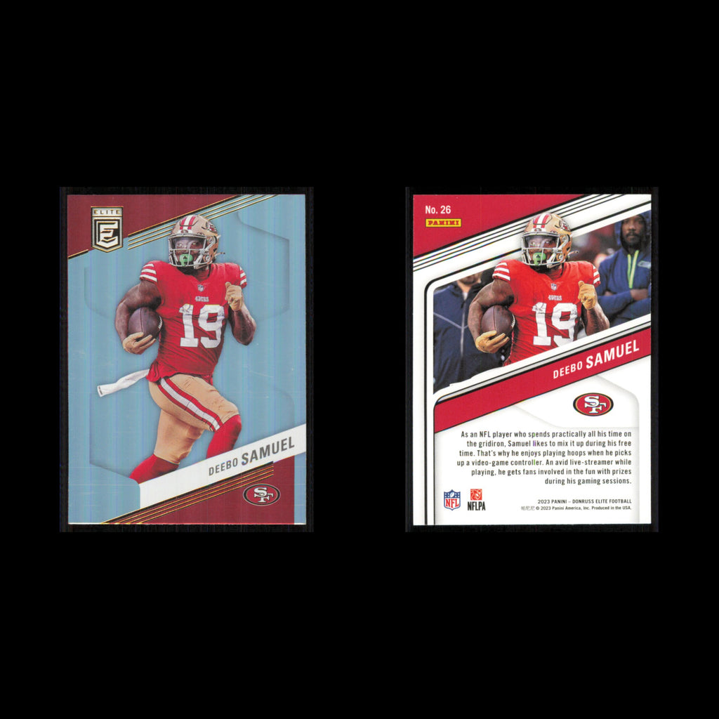 Deebo Samuel #26 2023 Donruss Elite San Francisco 49ers Football Card NFL NM