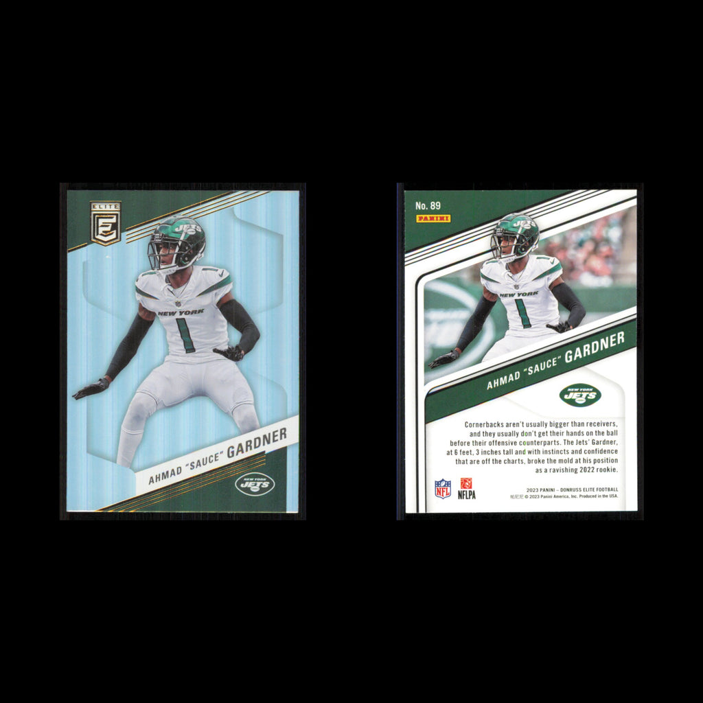 Ahmad Sauce Gardner #89 2023 Donruss Elite New York Jets Football Card NFL NM