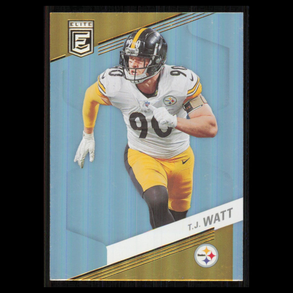 T.J. Watt #91 2023 Donruss Elite Pittsburgh Steelers Football Card NFL NM