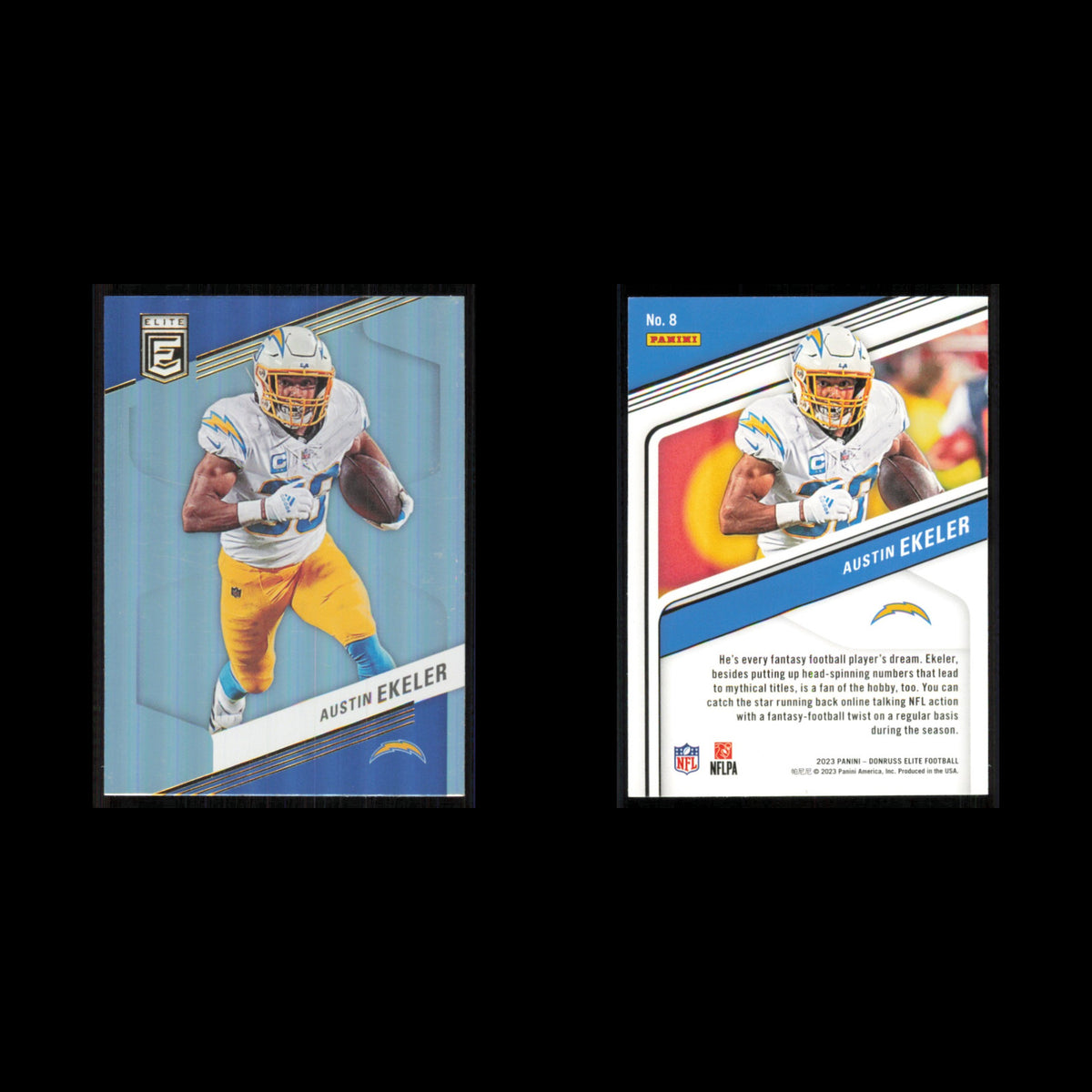 Austin Ekeler #8 2023 Donruss Elite Western Colorado Mountaineers Football Card