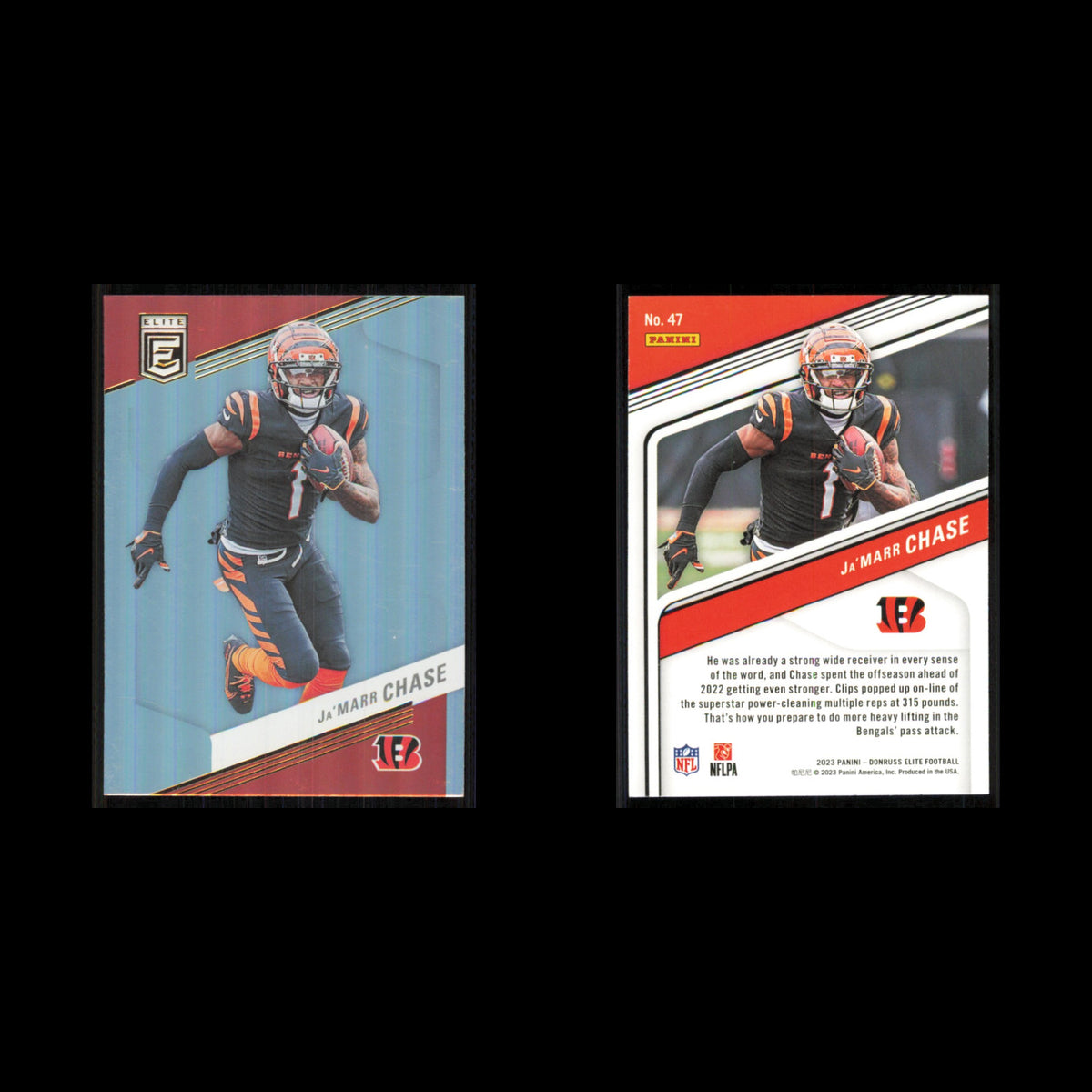 JaMarr Chase #47 2023 Donruss Elite Cincinnati Bengals Football Card NFL NM