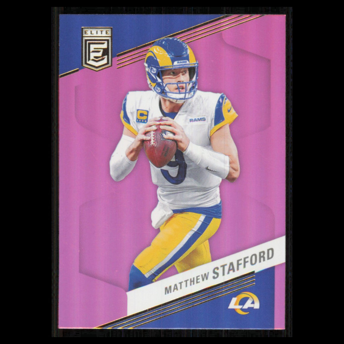 Matthew Stafford #72 2023 Donruss Elite Pink Los Angeles Rams Football Card NFL