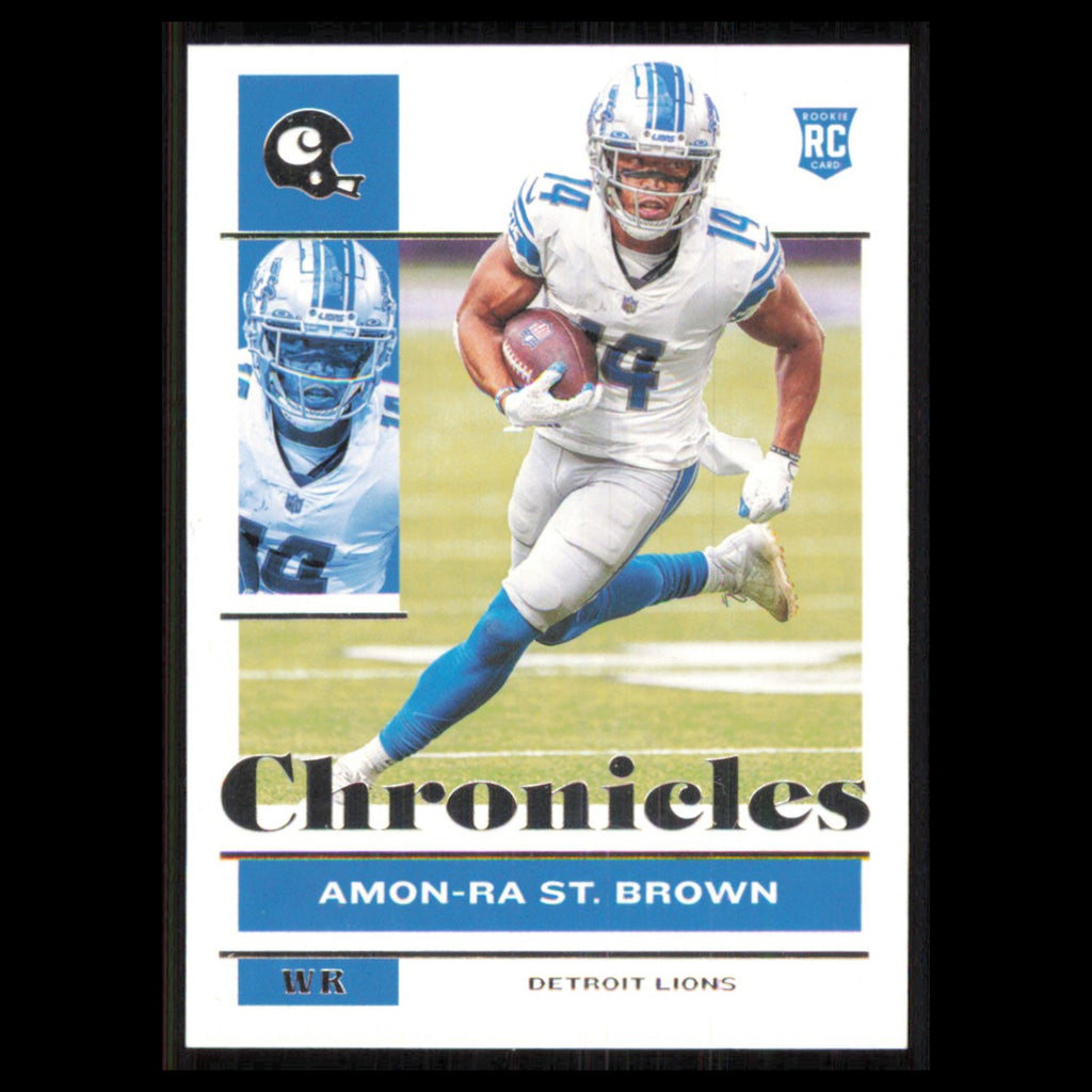 Amon-Ra St. Brown Rookie #33 2021 Panini Chronicles Detroit Lions Football Card