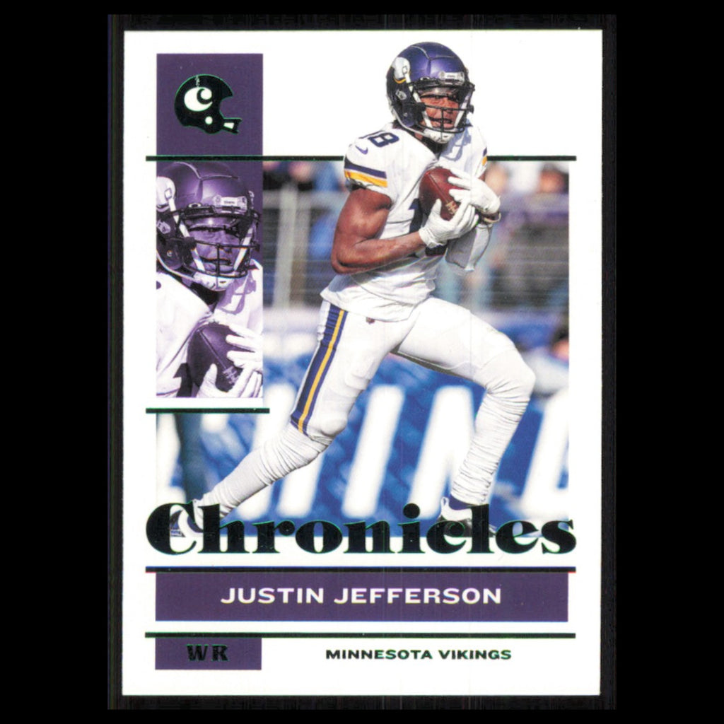 Justin Jefferson #52 2021 Panini Chronicles Minnesota Vikings Football Card NFL