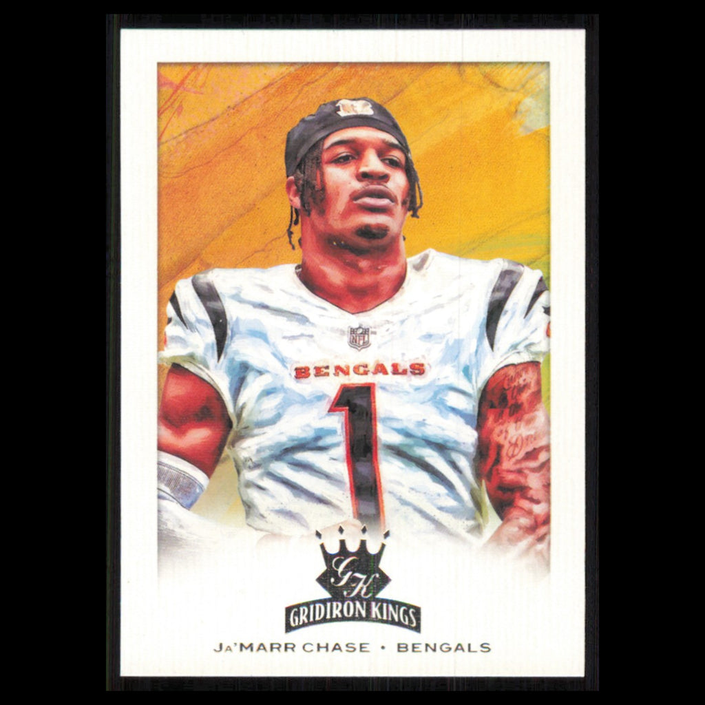 JaMarr Chase Rookie #GK-24 2021 Panini Chronicles Gridiron Kings Bengals Card NM