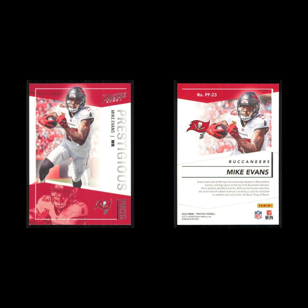 Mike Evans #PP-23 2022 Panini Prestige Prestigious Pros Tampa Bay Buccaneers NFL