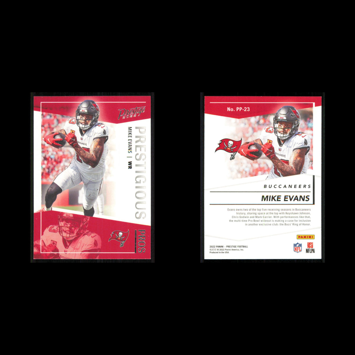 Mike Evans #PP-23 2022 Panini Prestige Prestigious Pros Tampa Bay Buccaneers NFL