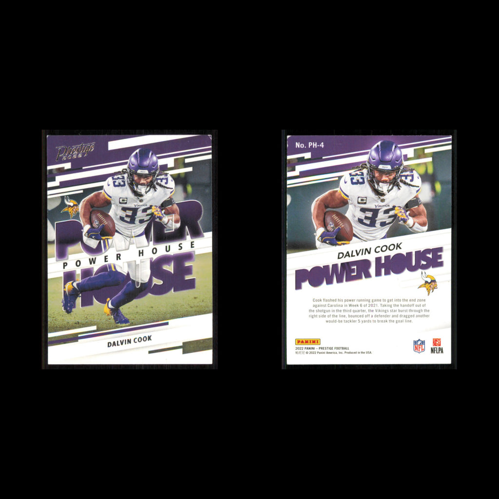 Dalvin Cook #PH-4 2022 Panini Prestige Power House Minnesota Vikings Football NM