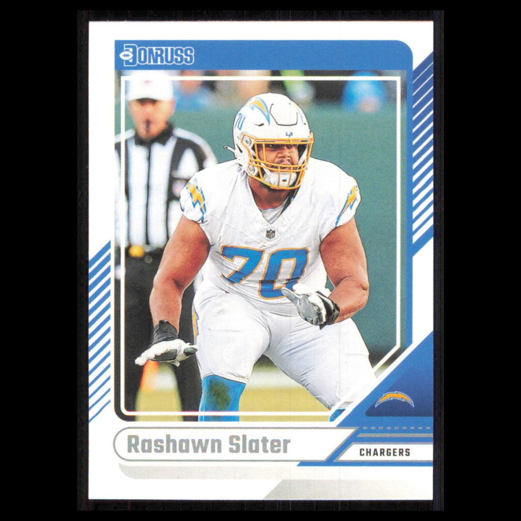 Rashawn Slater #38 2024 Donruss Los Angeles Chargers Football Card NFL NM