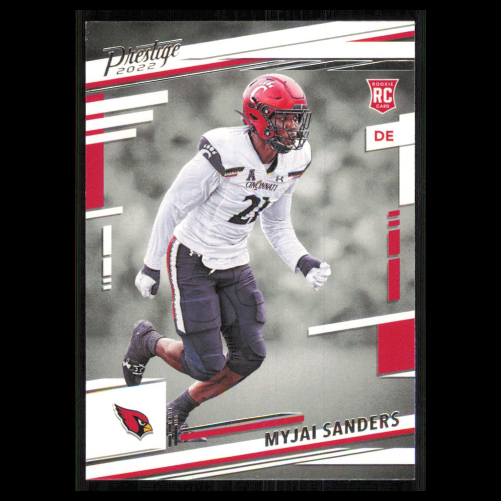 Myjai Sanders Rookie #350 2022 Panini Prestige Arizona Cardinals Football Card