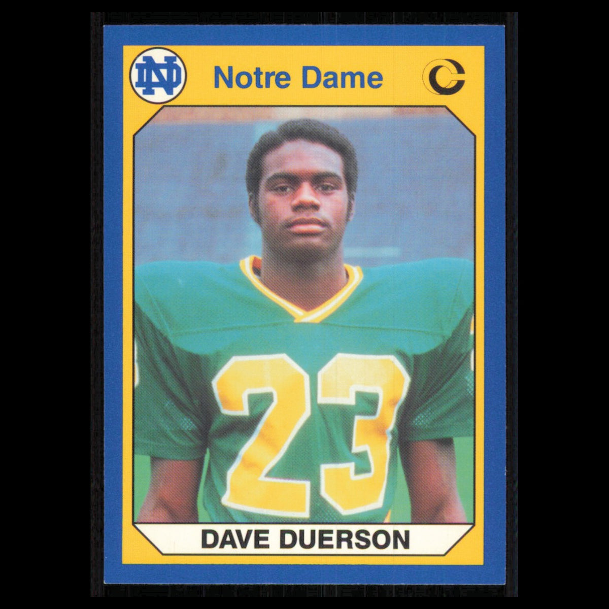 Dave Duerson #46 1990 Collegiate Collection Notre Dame Notre Dame Fighting Irish
