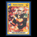 Ted Burgmeier #49 1990 Collegiate Collection Notre Dame Football Card NFL NM