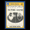 1925 Rose Bowl #160 1990 Collegiate Collection Notre Dame Football Card NFL NM