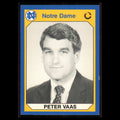 Peter Vaas #102 1990 Collegiate Collection Notre Dame Notre Dame Fighting Irish