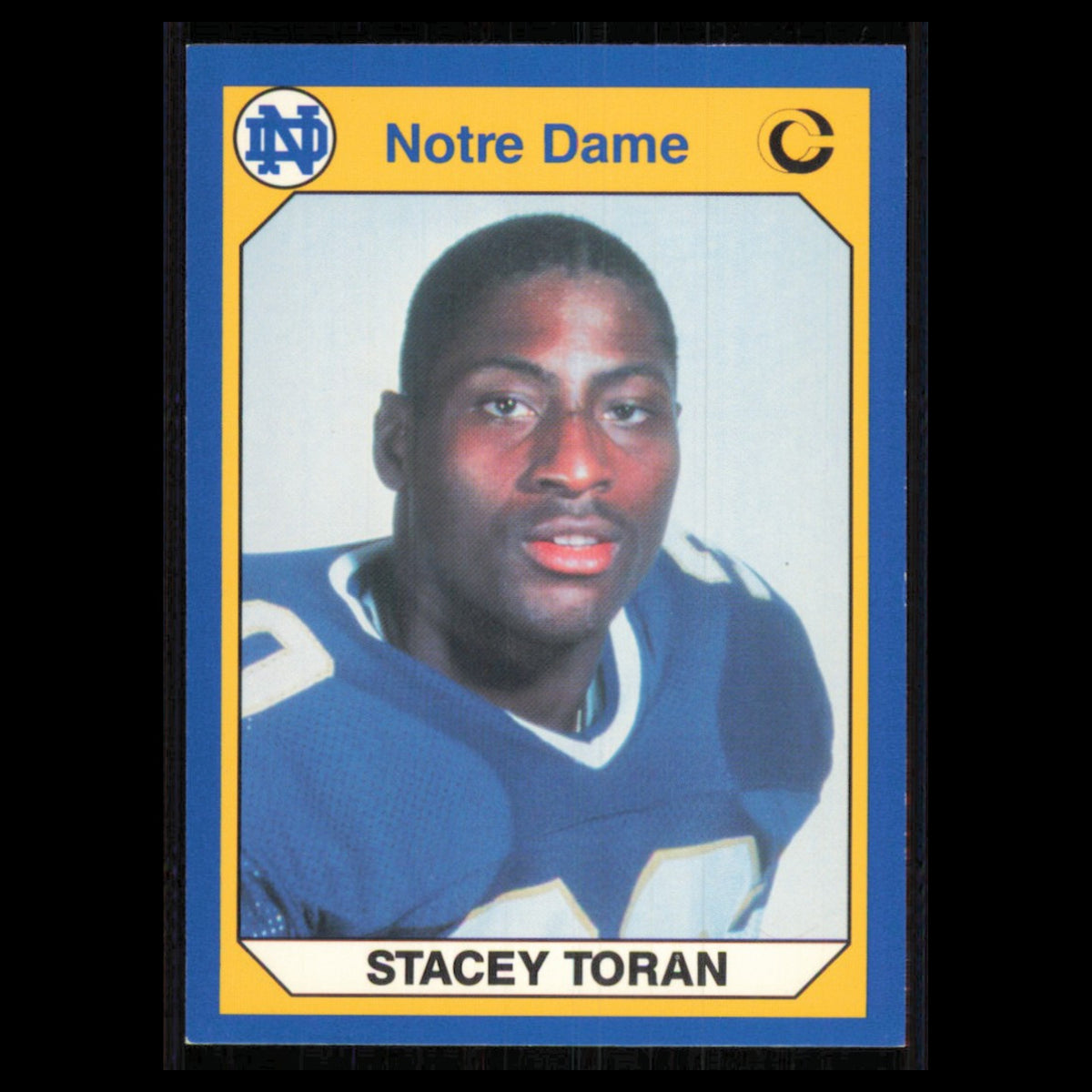 Stacey Toran #30 1990 Collegiate Collection Notre Dame Notre Dame Fighting Irish