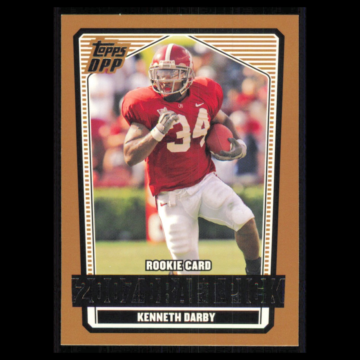 Kenneth Darby Rookie #108 2007 Topps Draft Picks - Prospects Football Card NFL