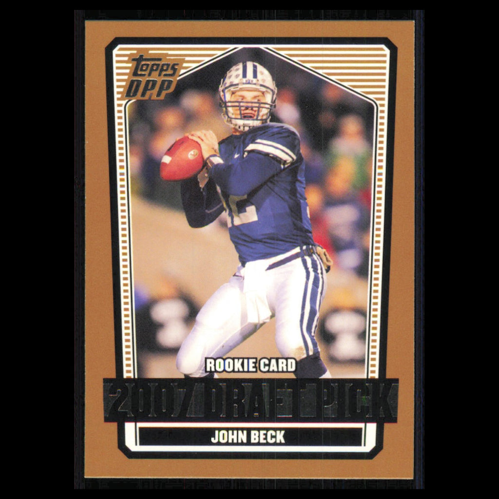 John Beck Rookie #153 2007 Topps Draft Picks - Prospects BYU Cougars Football NM