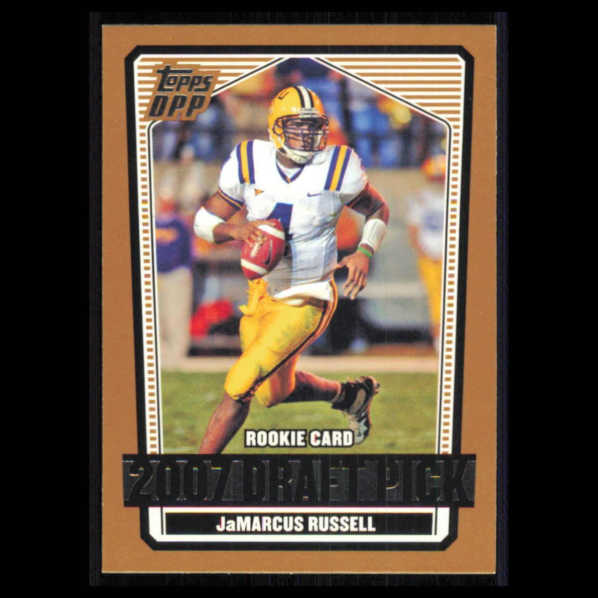 JaMarcus Russell Rookie #142 2007 Topps Draft Picks - Prospects LSU Tigers Card