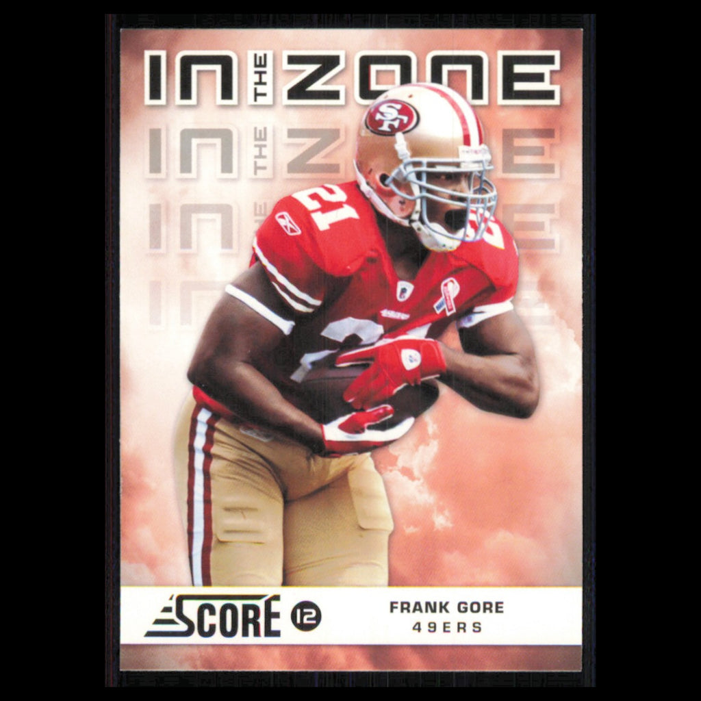Frank Gore #27 2012 Score San Francisco 49ers Football Card NFL NM