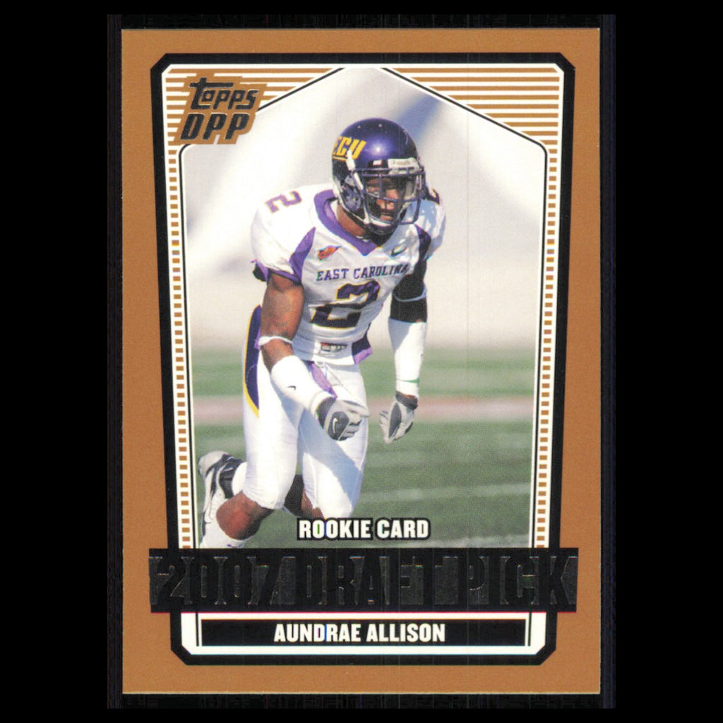 Aundrae Allison Rookie #118 2007 Topps Draft Picks - Prospects Football Card NFL