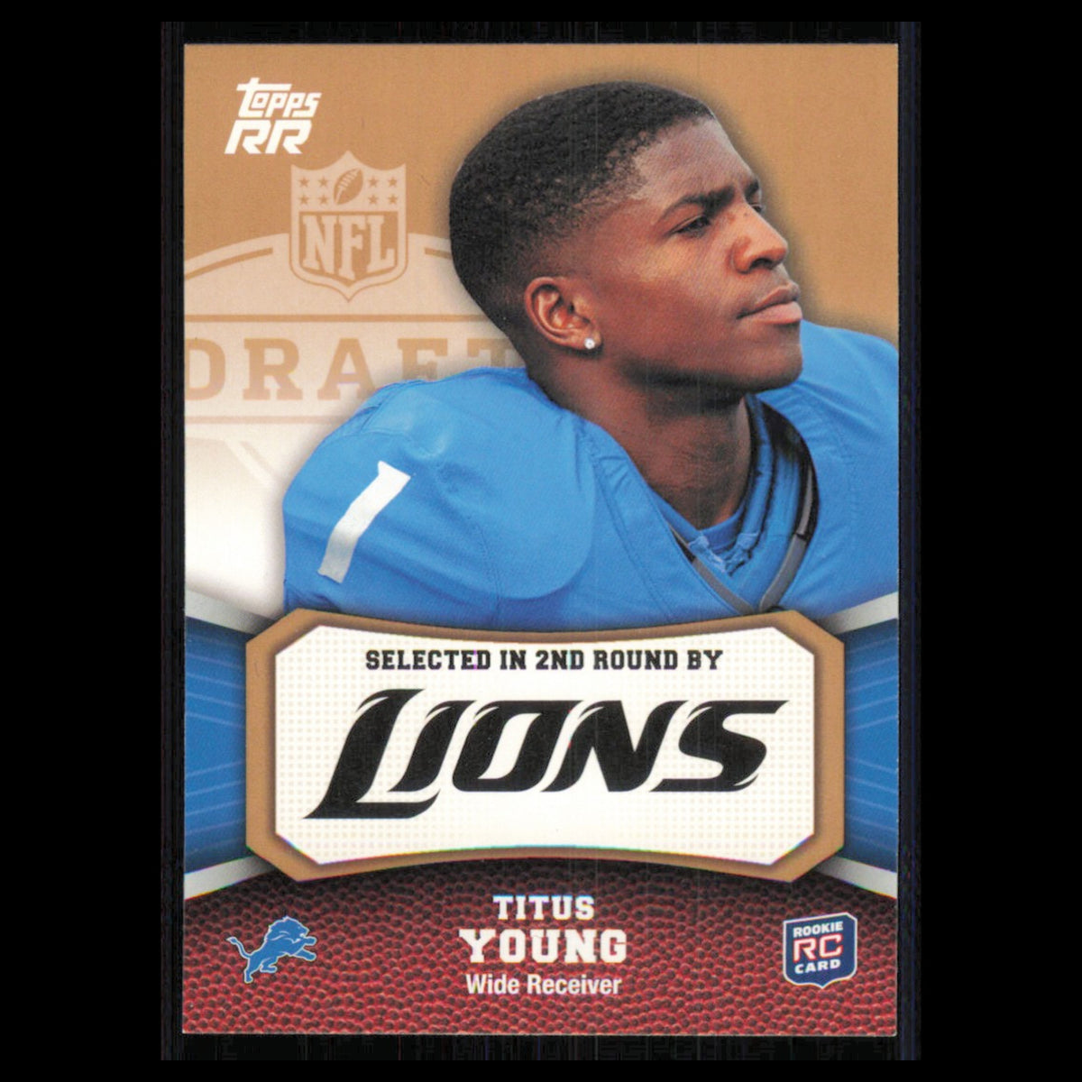 Titus Young Rookie #142 2011 Topps Rising Rookies Detroit Lions Football Card NM