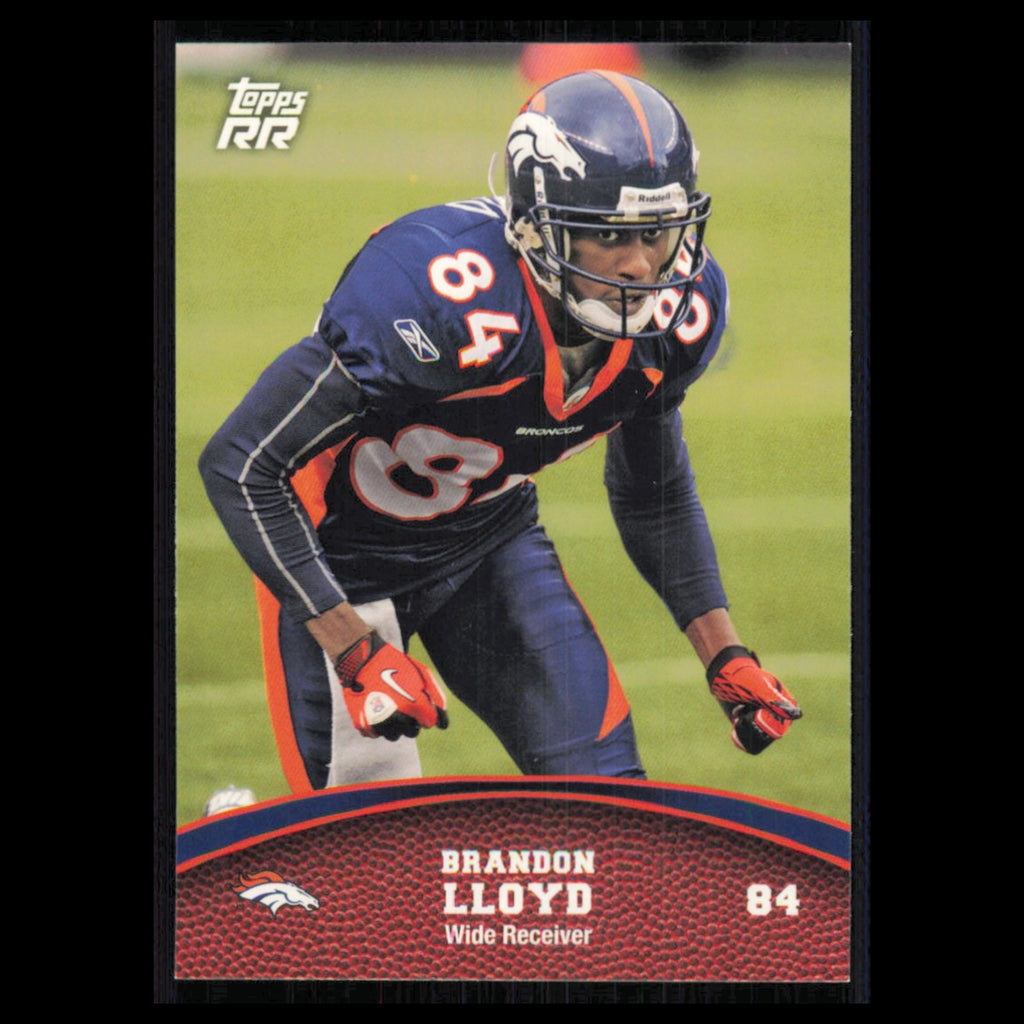 Brandon Lloyd #19 2011 Topps Rising Rookies Denver Broncos Football Card NFL NM