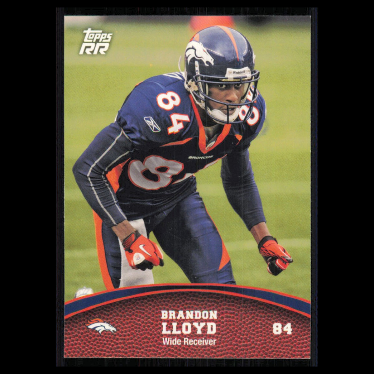 Brandon Lloyd #19 2011 Topps Rising Rookies Denver Broncos Football Card NFL NM