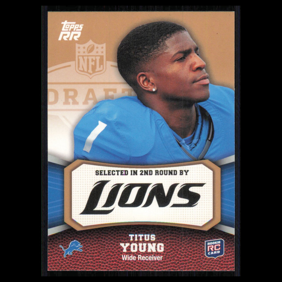 Titus Young Rookie #142 2011 Topps Rising Rookies Detroit Lions Football Card NM