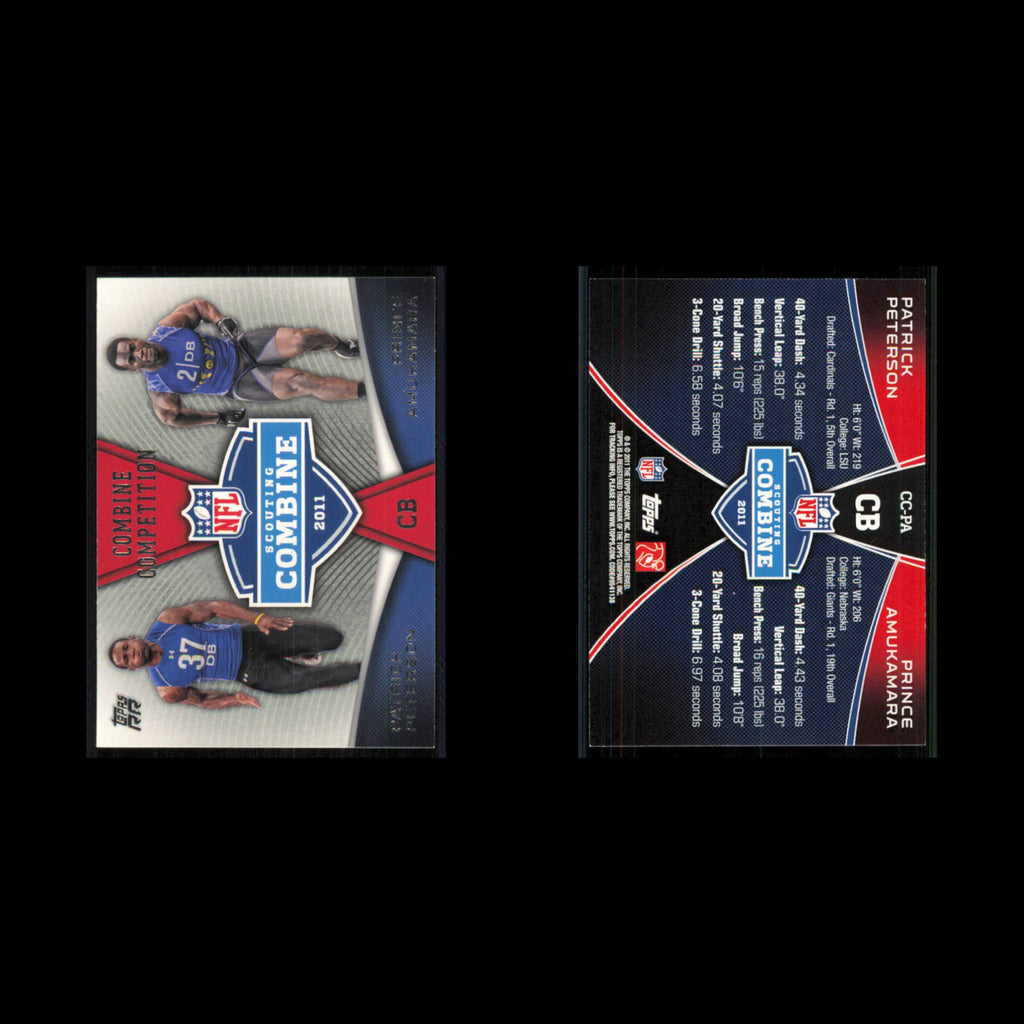 Patrick Peterson/Prince Amukamara #CC-PA 2011 Arizona Cardinals/New York Giants