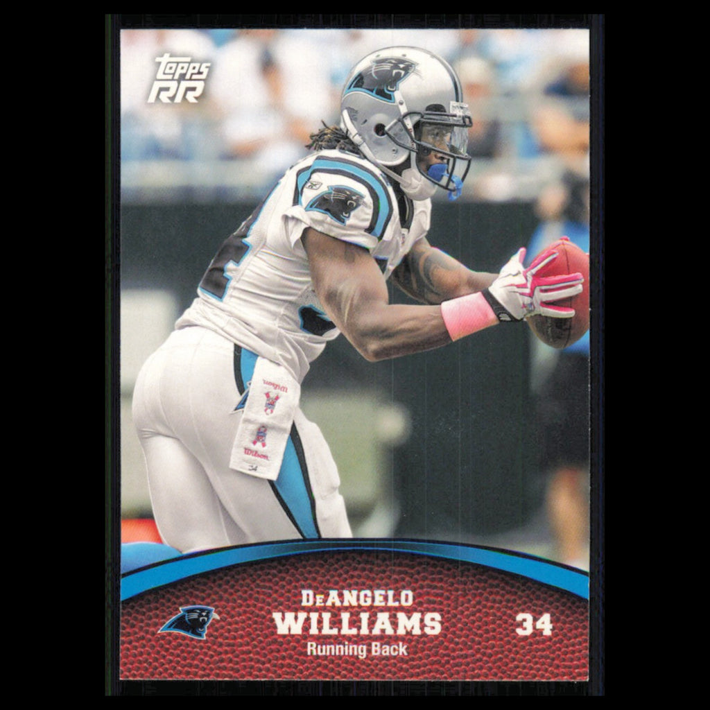 DeAngelo Williams #12 2011 Topps Rising Rookies Carolina Panthers Football Card