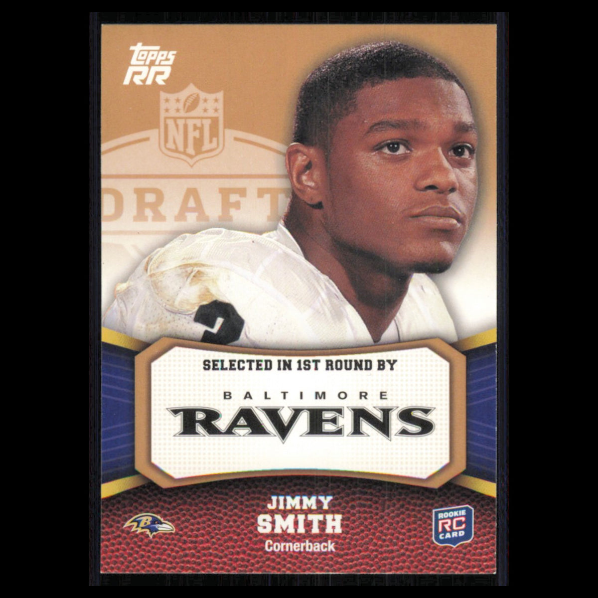 Jimmy Smith Rookie #193 2011 Topps Rising Rookies Baltimore Ravens Football Card