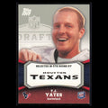 T.J. Yates Rookie #117 2011 Topps Rising Rookies Houston Texans Football Card NM
