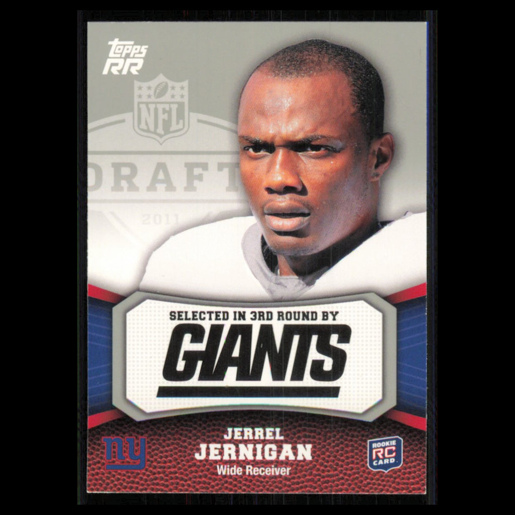 Jerrel Jernigan Rookie #139 2011 Topps Rising Rookies New York Giants Football
