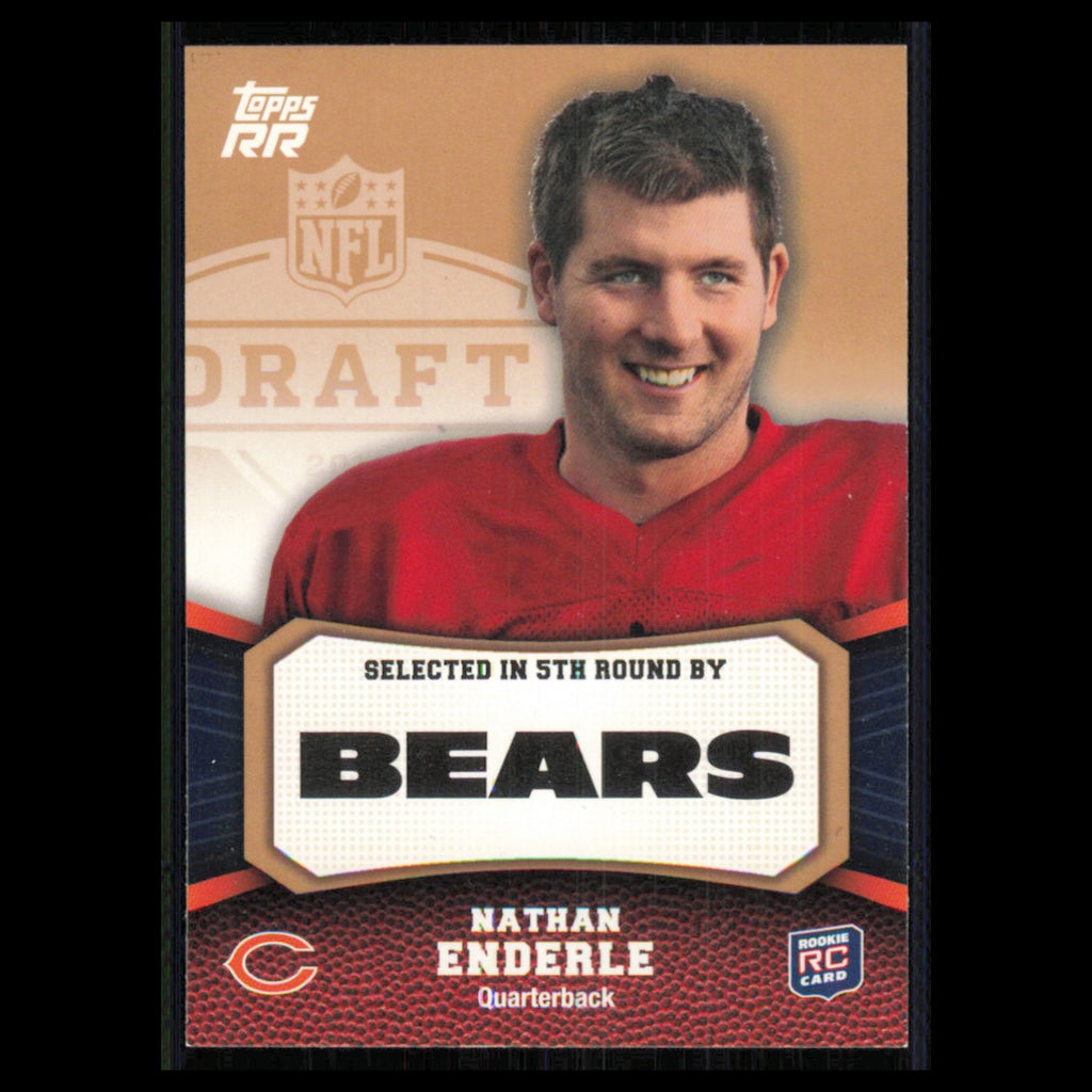 Nathan Enderle Rookie #181 2011 Topps Rising Rookies Chicago Bears Football Card