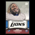 Mikel Leshoure Rookie #170 2011 Topps Rising Rookies Detroit Lions Football Card