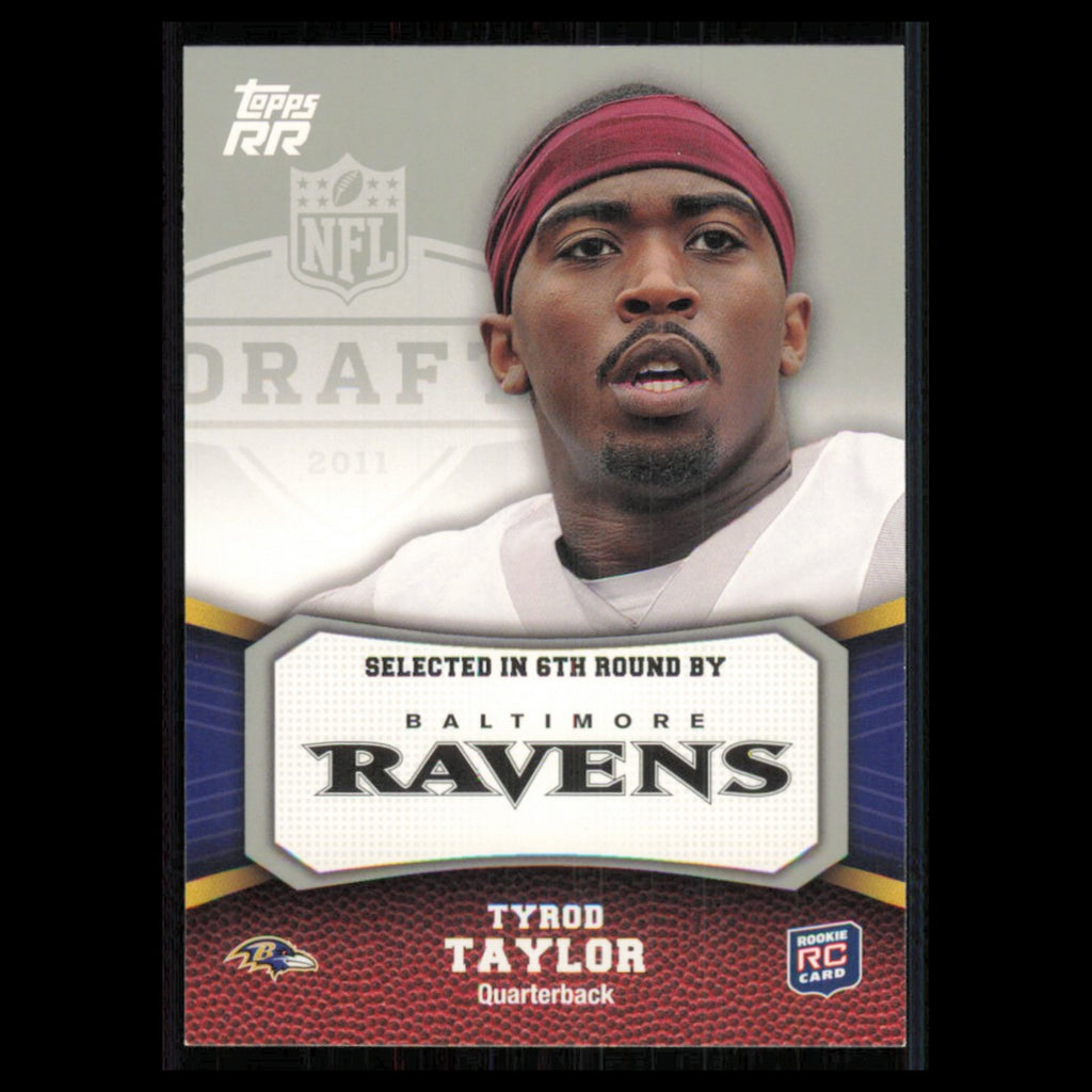 Tyrod Taylor Rookie #172 2011 Topps Rising Rookies Baltimore Ravens Football NFL