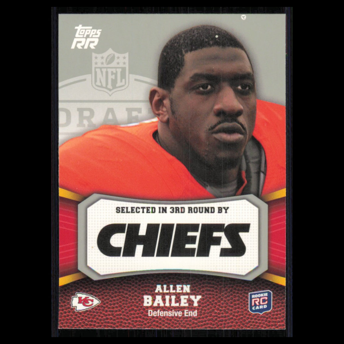Allen Bailey Rookie #177 2011 Topps Rising Rookies Kansas City Chiefs Football
