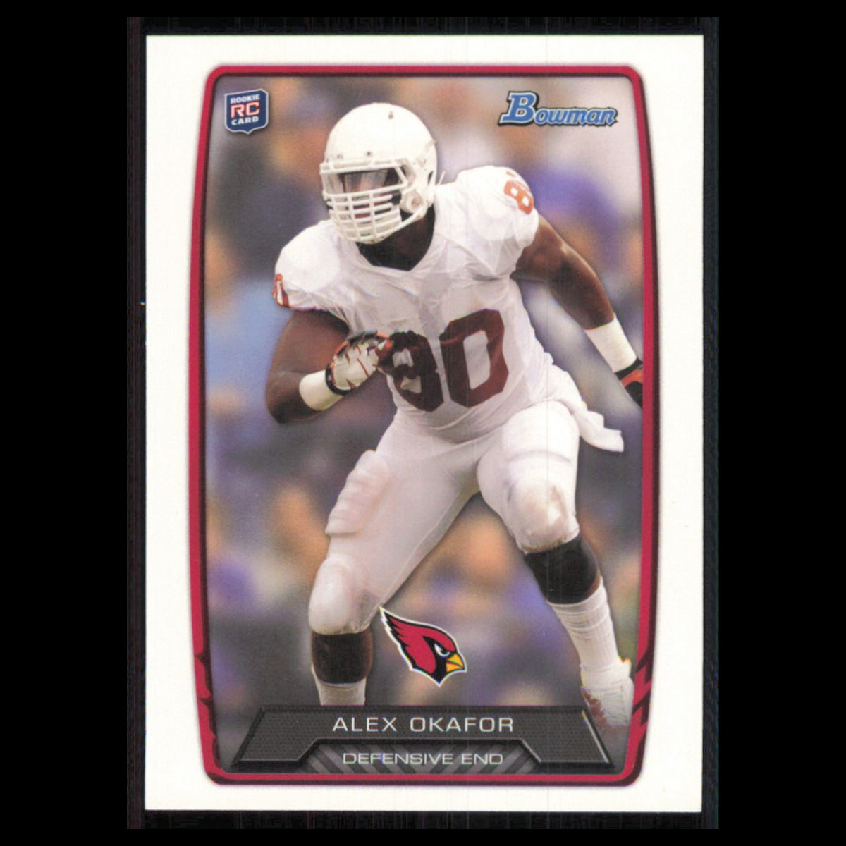 Alex Okafor Rookie #160 2013 Bowman Arizona Cardinals Football Card NFL NM
