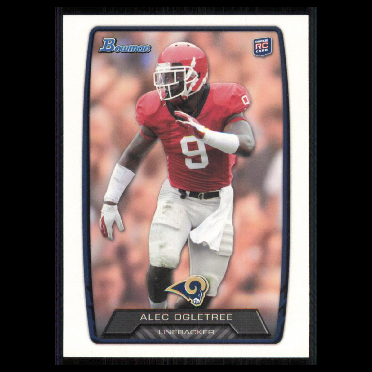 Alec Ogletree Rookie #187 2013 Bowman St. Louis Rams Football Card NFL NM