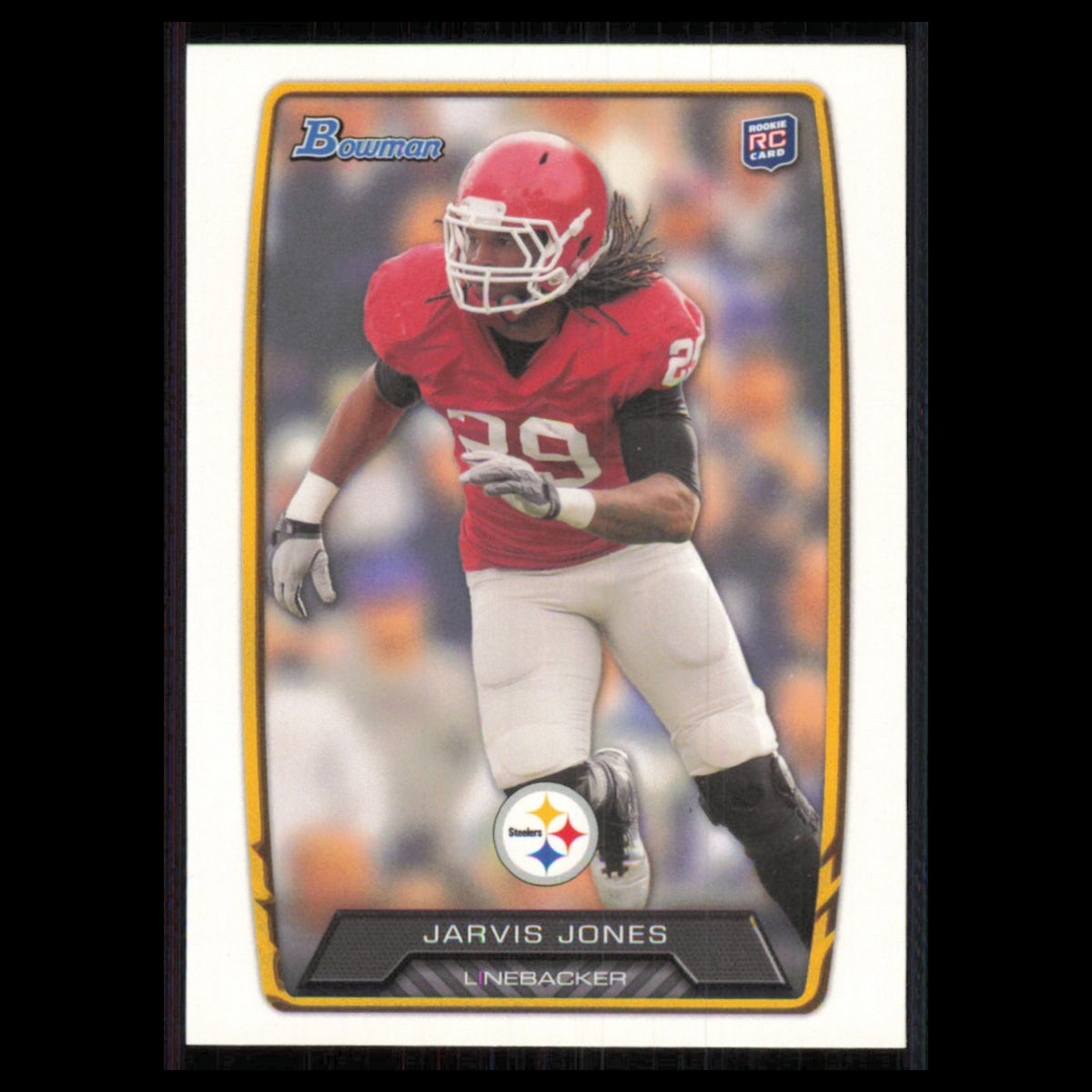 Jarvis Jones Rookie #120 2013 Bowman Pittsburgh Steelers Football Card NFL NM