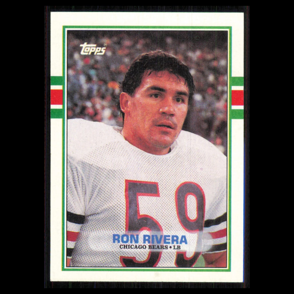Ron Rivera #61 1989 Topps Chicago Bears Football Card NFL NM
