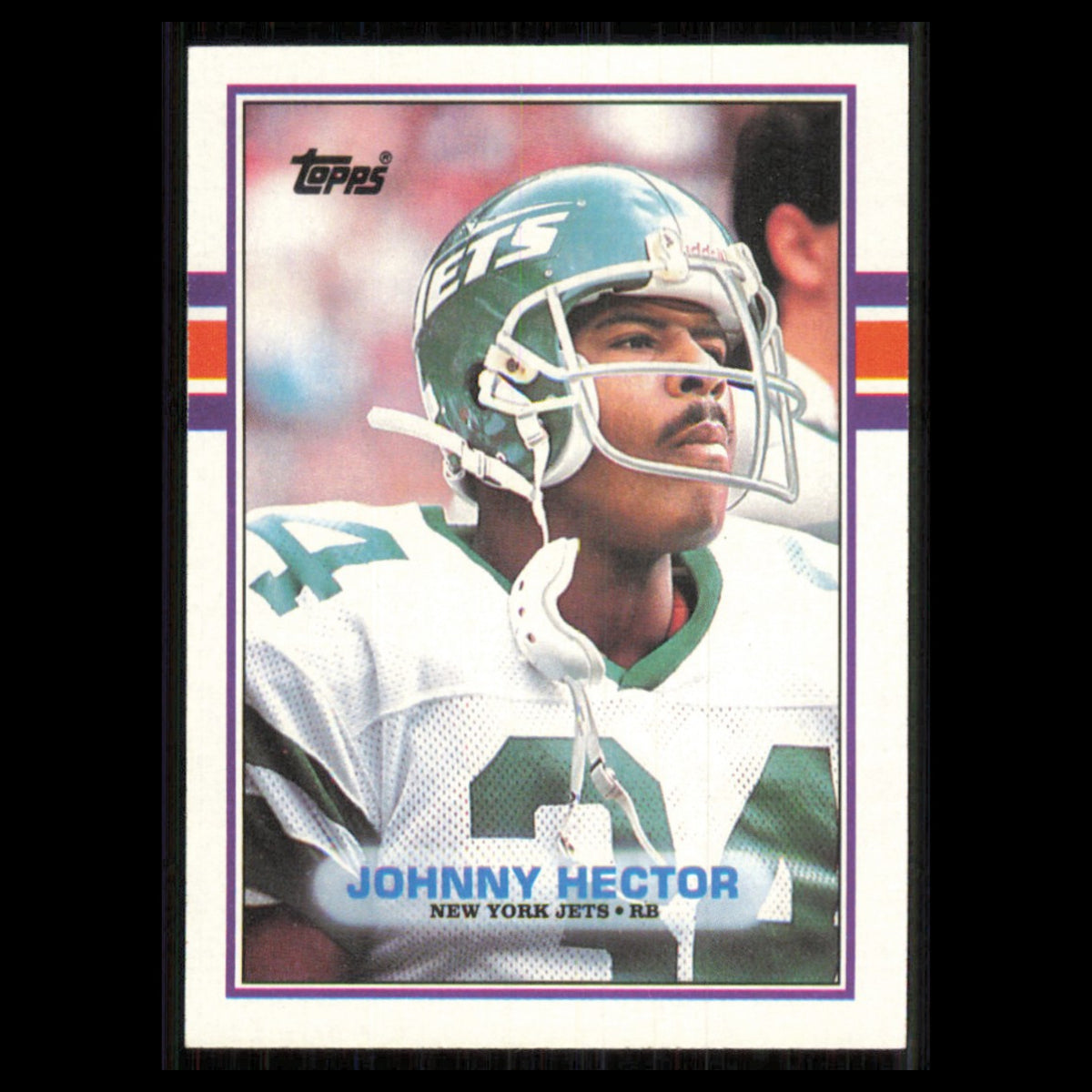 Johnny Hector #227 1989 Topps New York Jets Football Card NFL NM