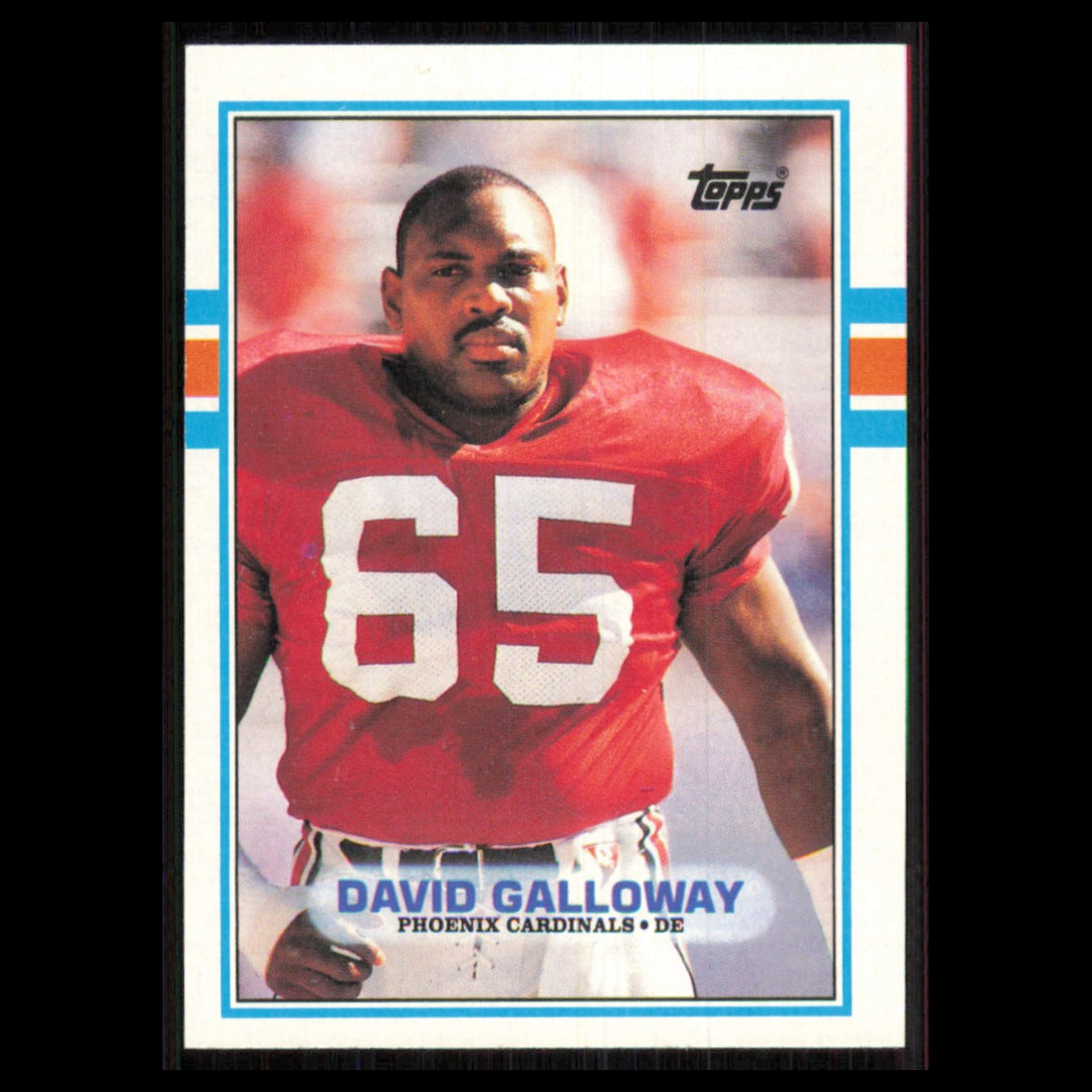 David Galloway #281 1989 Topps Phoenix Cardinals Football Card NFL NM