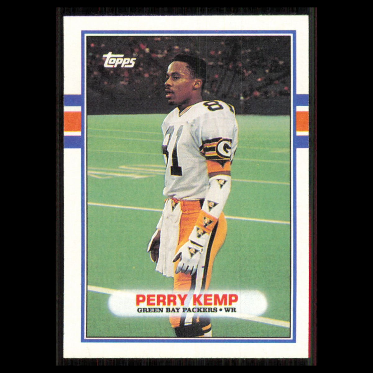 Perry Kemp #378 1989 Topps Green Bay Packers Football Card NFL NM