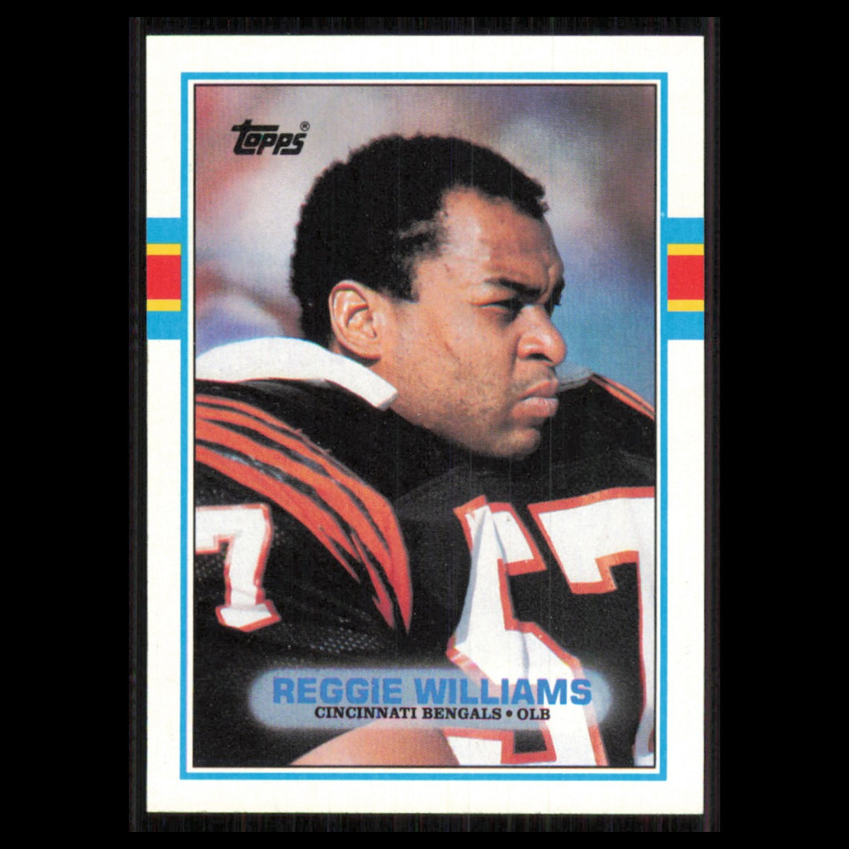 Reggie Williams #36 1989 Topps Cincinnati Bengals Football Card NFL NM